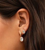 Mono orecchino Rue des Mille Donna in Lega metallica Zircone OR-039 M8 AU - OR-039 M8 AU